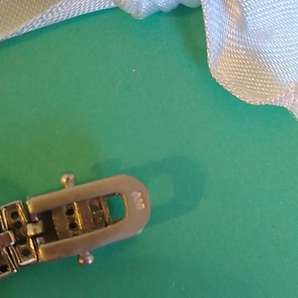 Sterling Silver Double Channel Set CZ Tennis 7.0 Bracelet with Safety